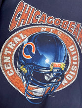 Load image into Gallery viewer, Vintage 90s Oversized Chicago Bears Helmet Tee NFL Football