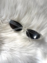 Load image into Gallery viewer, Vintage Y2K Clear and Red Wraparound Sunglasses 2000s Rave 90s