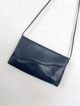Load image into Gallery viewer, Vintage 80s Navy Blue Crossbody Purse