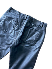 Load image into Gallery viewer, Vintage 90s Calvin Klein Black Leather Pants -- Size 30