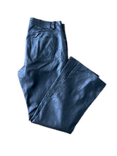 Load image into Gallery viewer, Vintage 90s Calvin Klein Black Leather Pants -- Size 30