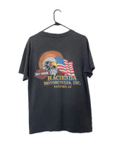 Load image into Gallery viewer, Vintage 90s Makin' Tracks Tire and Eagle Design Harley-Davidson Tee