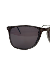 Load image into Gallery viewer, Vintage 80s Oversized Black and Grey Marbled Sunglasses Retro