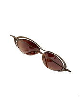 Load image into Gallery viewer, Vintage Y2K Brown Futuristic Style Cat Eye Sunglasses
