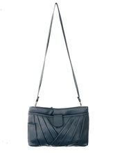 Load image into Gallery viewer, Vintage 80s Faux Leather Grey Shoulder Purse Crossbody Retro