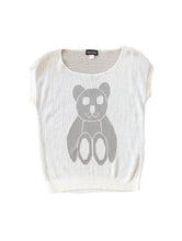 Load image into Gallery viewer, Vintage 80s Short Sleeve Teddy Bear Graphic Sweater