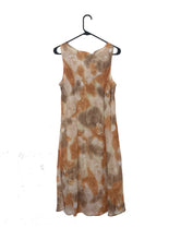 Load image into Gallery viewer, Vintage Y2K Double Layer Floral Print Midi Dress