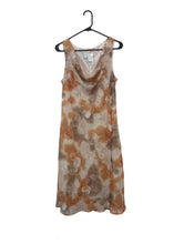 Load image into Gallery viewer, Vintage Y2K Double Layer Floral Print Midi Dress