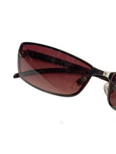 Load image into Gallery viewer, Vintage Y2K Square Amber Tint SunglassesRave 2000s