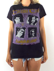 Vintage 80s Culture Club Kissing to be Clever Tee Size Small