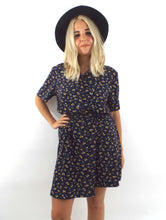 Load image into Gallery viewer, Vintage 90s Buttondown Cinched Waist Shirt Dress
