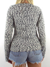 Load image into Gallery viewer, Vintage Grey Slouchy Star Print Sweater