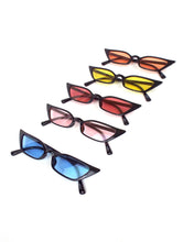 Load image into Gallery viewer, In Living Color Tinted Lense Cat Eye Sunglasses