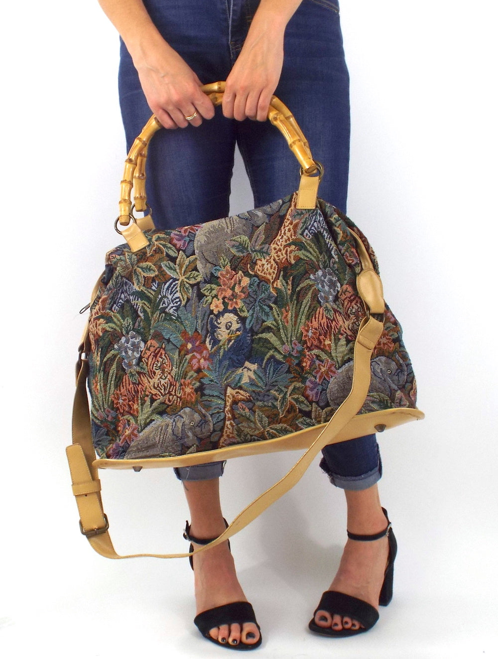 remain simple #vintage #tapestry #bag #outfit