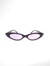 Load image into Gallery viewer, 90s Baby Skinny Oval Shaped Sunglasses Purple