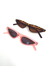 Load image into Gallery viewer, Y2K Translucent Skinny Cat Eye Sunglasses