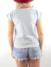 Load image into Gallery viewer, Vintage 80s Duran Duran Grey Sleeveless Sweatshirt Size Small