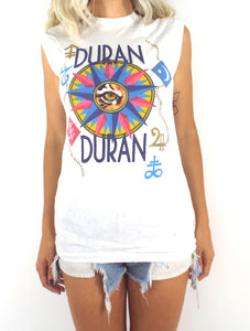 Vintage 1984 Duran Duran Seven and the Ragged Tiger Tour Tank - Size Extra Small/Small