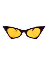 Load image into Gallery viewer, Donna Cat Eye Sunglasses - Black and Orange