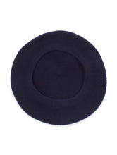 Load image into Gallery viewer, Vintage Navy Blue Wool Beret