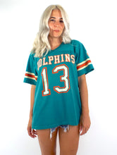 Load image into Gallery viewer, Vintage 80s Miami Dolphins Jersey Tee