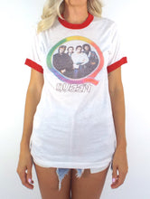 Load image into Gallery viewer, Vintage Queen Red and White Ringer Tee - Size Small