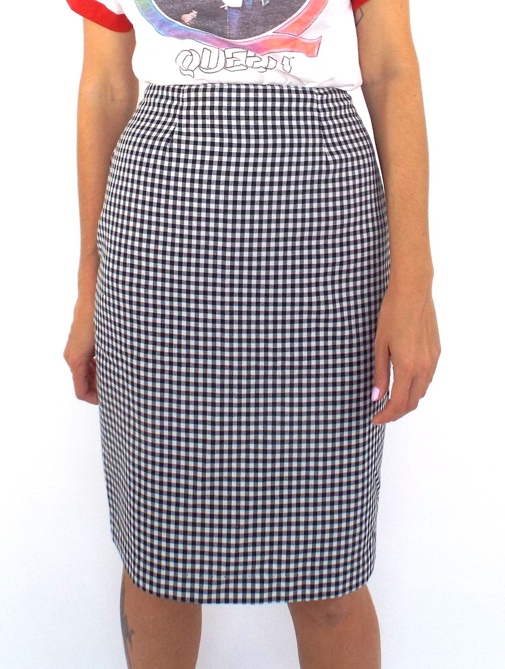 Gingham 2024 90s skirt