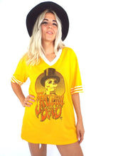 Load image into Gallery viewer, Vintage 90s Grateful Dead Gold and White Skeleton Tee