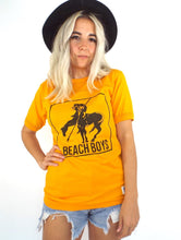 Load image into Gallery viewer, Vintage 70s Gold and Black Beach Boys Tee