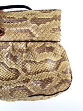 Load image into Gallery viewer, Vintage 80s Python Print Snakeskin Crossbody Purse