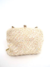 Load image into Gallery viewer, Vintage 80s White Beaded Shoulder Bag