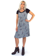 Load image into Gallery viewer, Vintage 90s Gingham and Floral Print Tank Dress