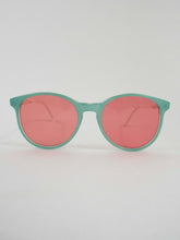 Load image into Gallery viewer, Vintage Baby Blue and Pink Round Sunglasses