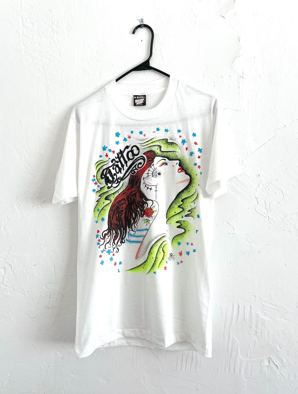 Vintage Paper Thin Tattoo Babe Tee