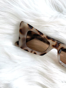 As If Chunky Square Cat Eye Sunglasses