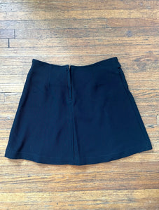 Vintage 90s Guess Black Belted Mini Skirt - Size 30