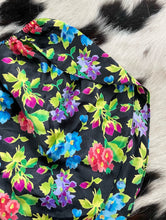 Load image into Gallery viewer, Vintage High-Cut and High-Waisted Silky Floral Print Jogger Shorts