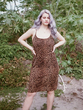Load image into Gallery viewer, Wild Child Vintage 90s Leopard Print Dress