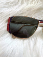 Load image into Gallery viewer, Vintage 80s ZEISS Gold Tone Art Deco Style Sunglasses