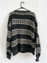 Load image into Gallery viewer, Vintage 90s Textured Plaid Print Cozy Knit Cardigan