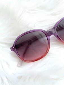 Vintage Pink and Purple Ombre Sunglasses