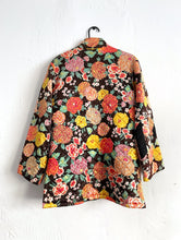 Load image into Gallery viewer, Vintage 70s Orange and Brown Floral Print Jacket
