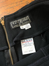 Load image into Gallery viewer, Vintage 90s Guess Black Belted Mini Skirt - Size 30