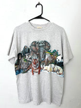 Load image into Gallery viewer, Vintage 90s Front and Back Wild Animal Design Tee
