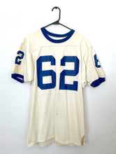 Load image into Gallery viewer, Vintage 70s Distressed Blue and White Jersey