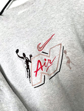 Load image into Gallery viewer, Vintage 90s Grey Embroidered Nike Air Sweatshirt