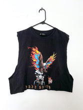 Load image into Gallery viewer, Y2K Harley-Davidson Free Spirit Eagle Design Cropped Muscle Tee