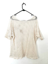 Load image into Gallery viewer, Under The Sea Vintage 80s Sheer Mesh-Style Top