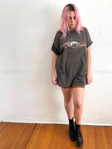 Vintage Y2K Bleached Oversized Harley-Davidson Tee