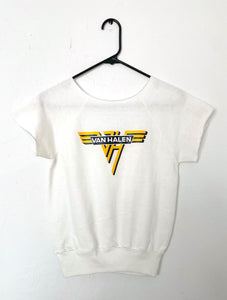 Vintage 80s Van Halen Sleeveless Sweatshirt - Size Extra Small